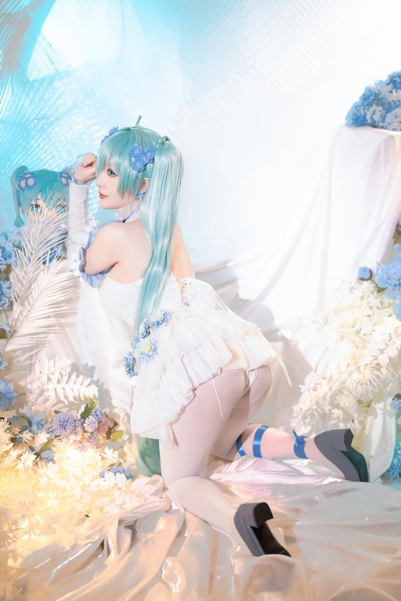 星之迟迟 - NO.215 2024年02月计划A 初音未来 粉蝶花精灵54P1V-4.51GB-erohere36.webp